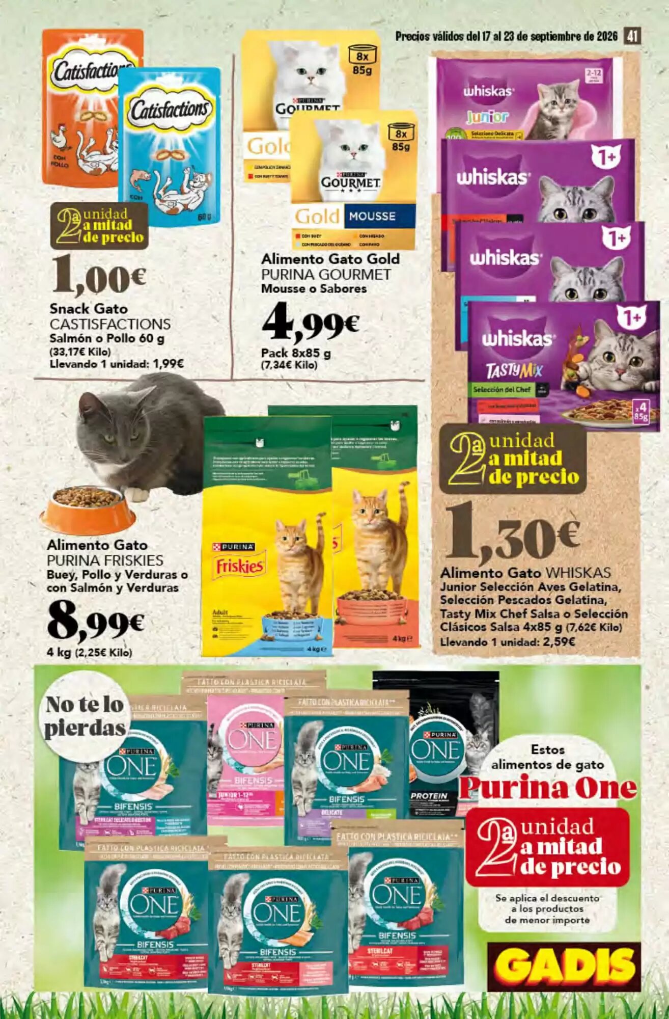 Folleto promocional de Gadis válido desde el 17/09/2026 - Página 41.