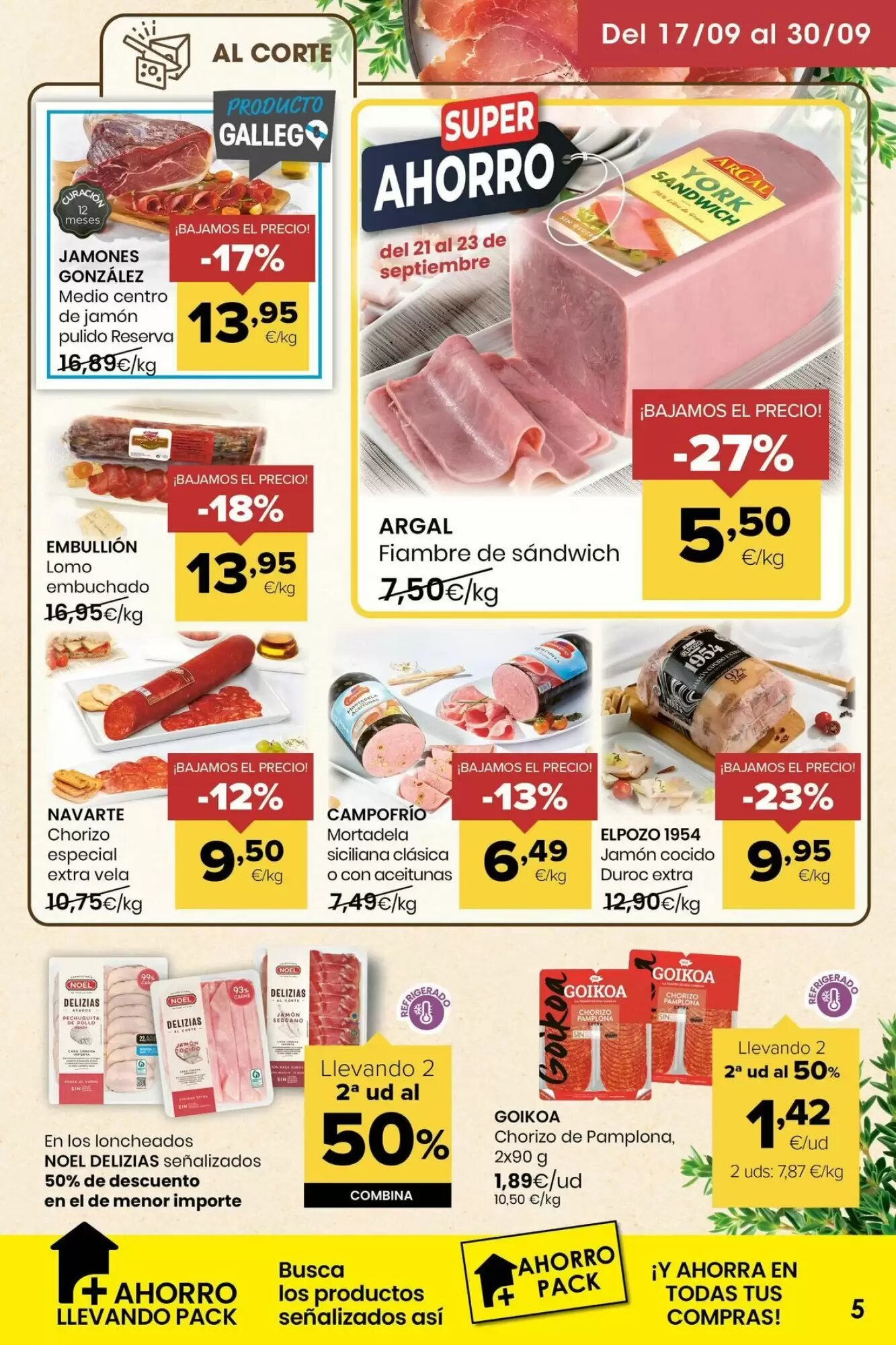 Folleto promocional de Autoservicios Familia válido desde el 17/09/2026 - Página 5.