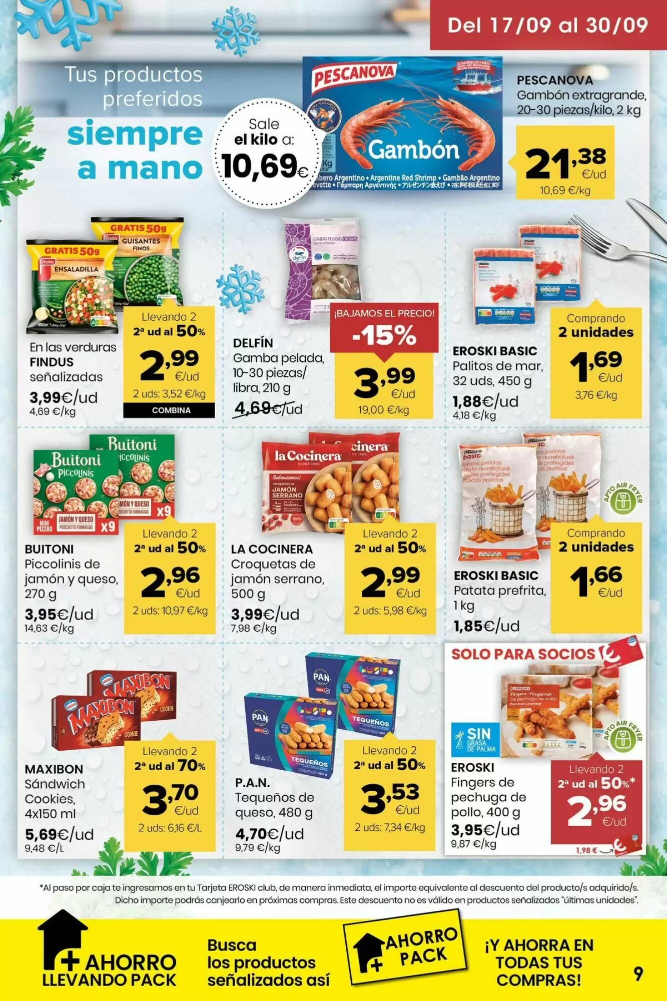 Folleto promocional de Autoservicios Familia válido desde el 17/09/2026 - Página 9.