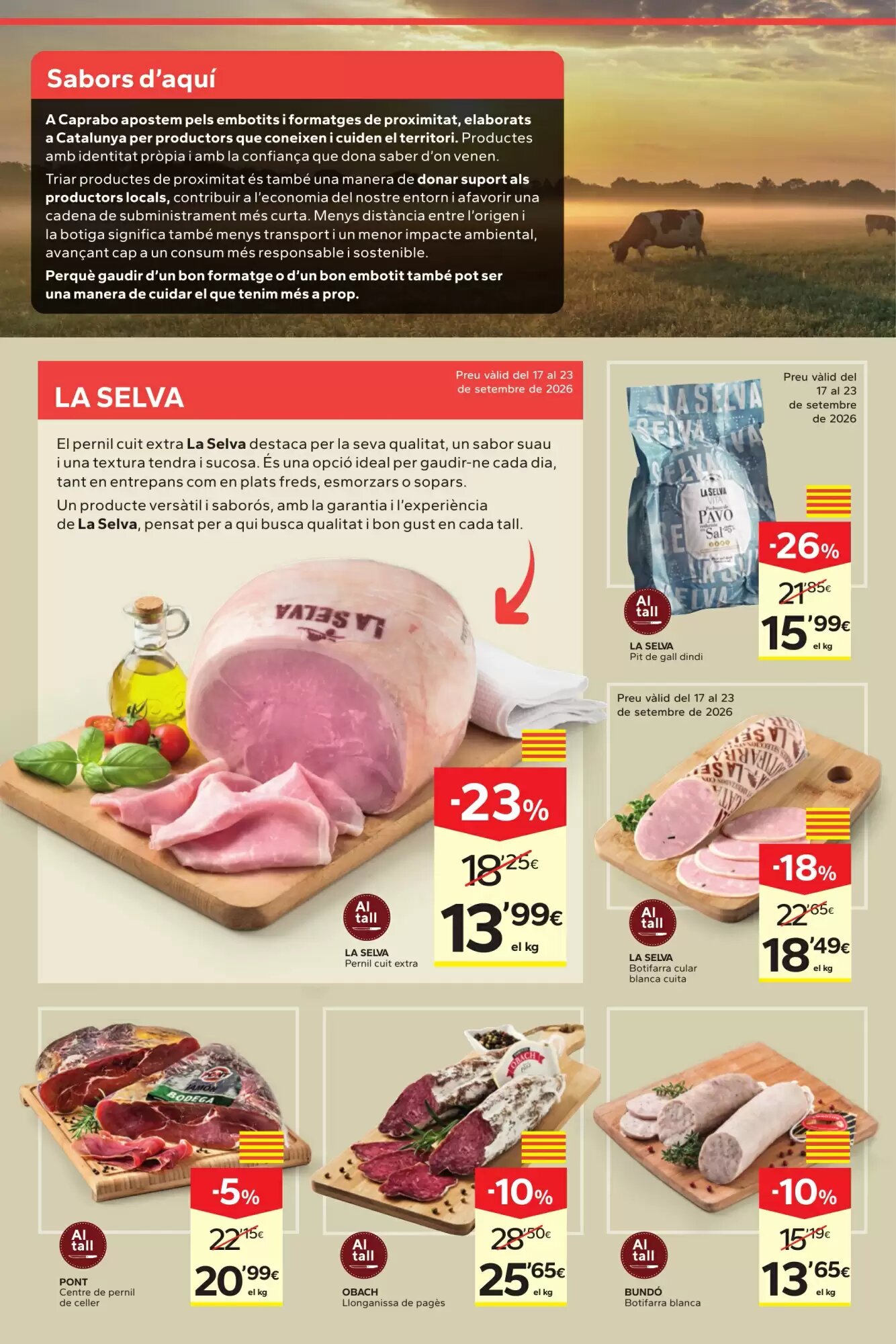 Folleto promocional de Caprabo válido desde el 17/09/2026 - Página 10.
