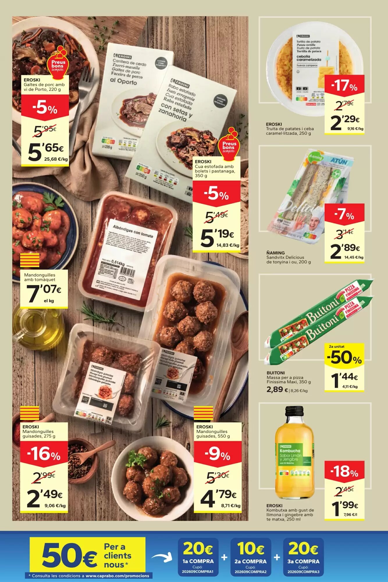 Folleto promocional de Caprabo válido desde el 17/09/2026 - Página 3.