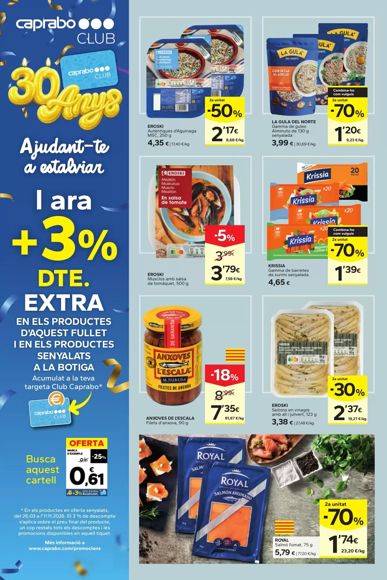 Folleto promocional de Caprabo válido desde el 17/09/2026 - Página 6.