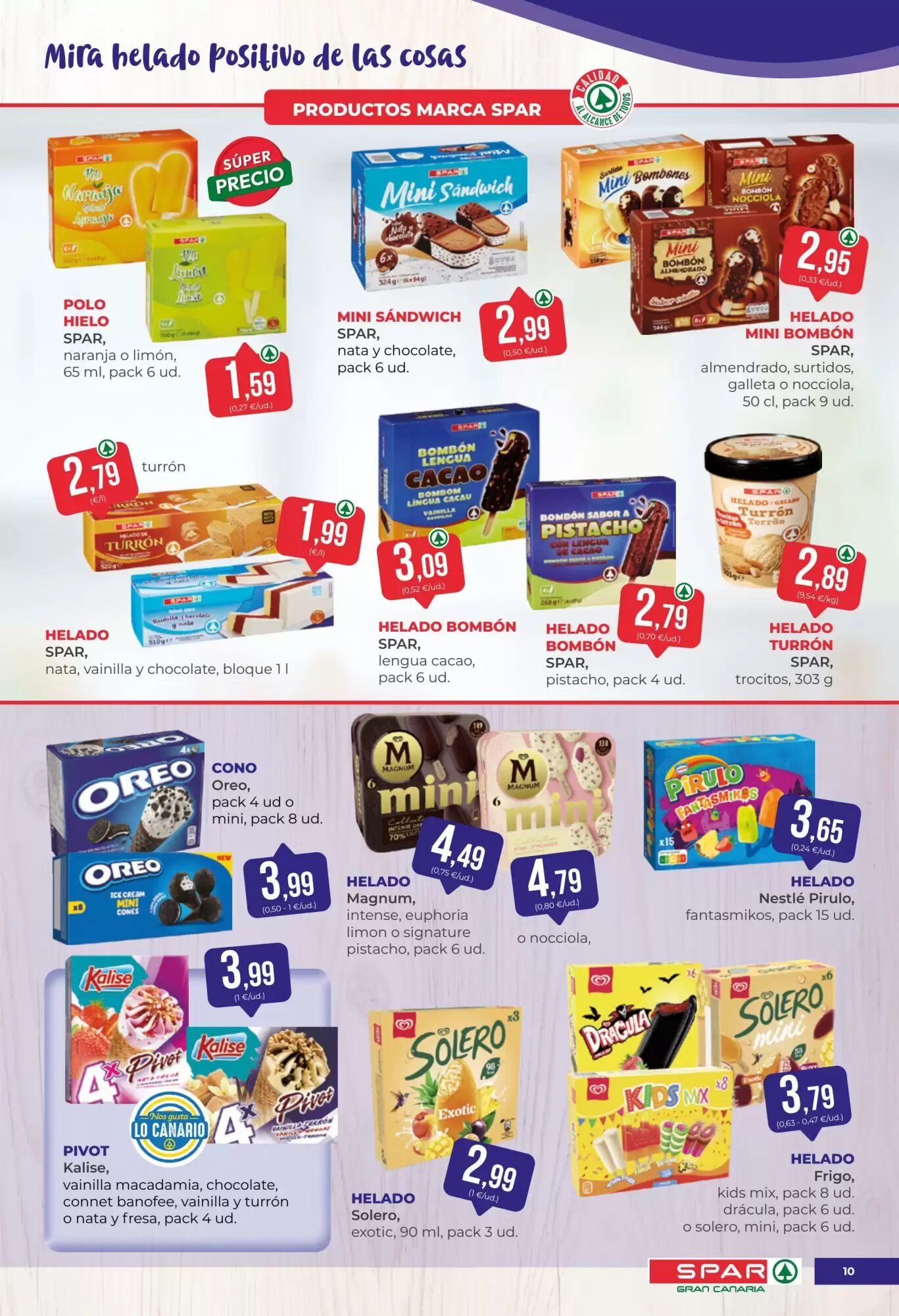 Folleto promocional de SPAR Gran Canaria válido desde el 18/09/2026 - Página 10.