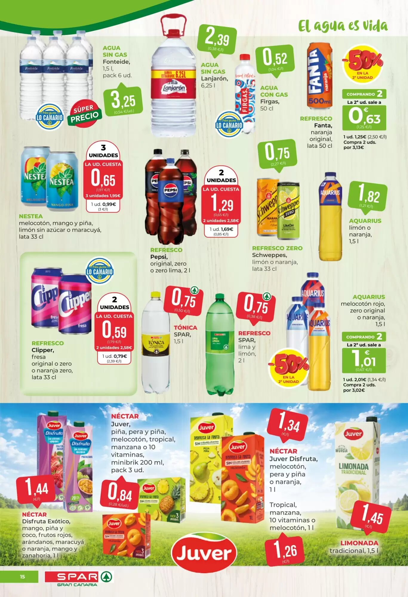 Folleto promocional de SPAR Gran Canaria válido desde el 18/09/2026 - Página 15.