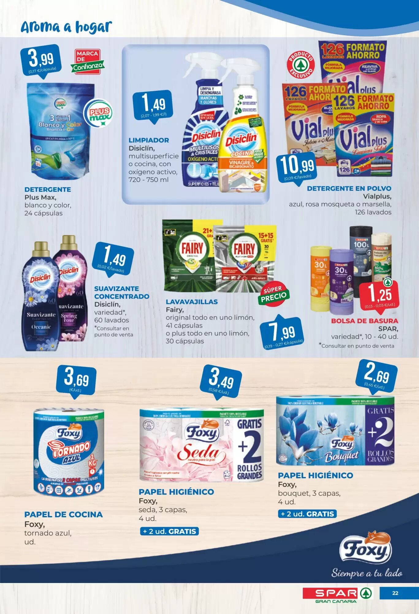 Folleto promocional de SPAR Gran Canaria válido desde el 18/09/2026 - Página 22.