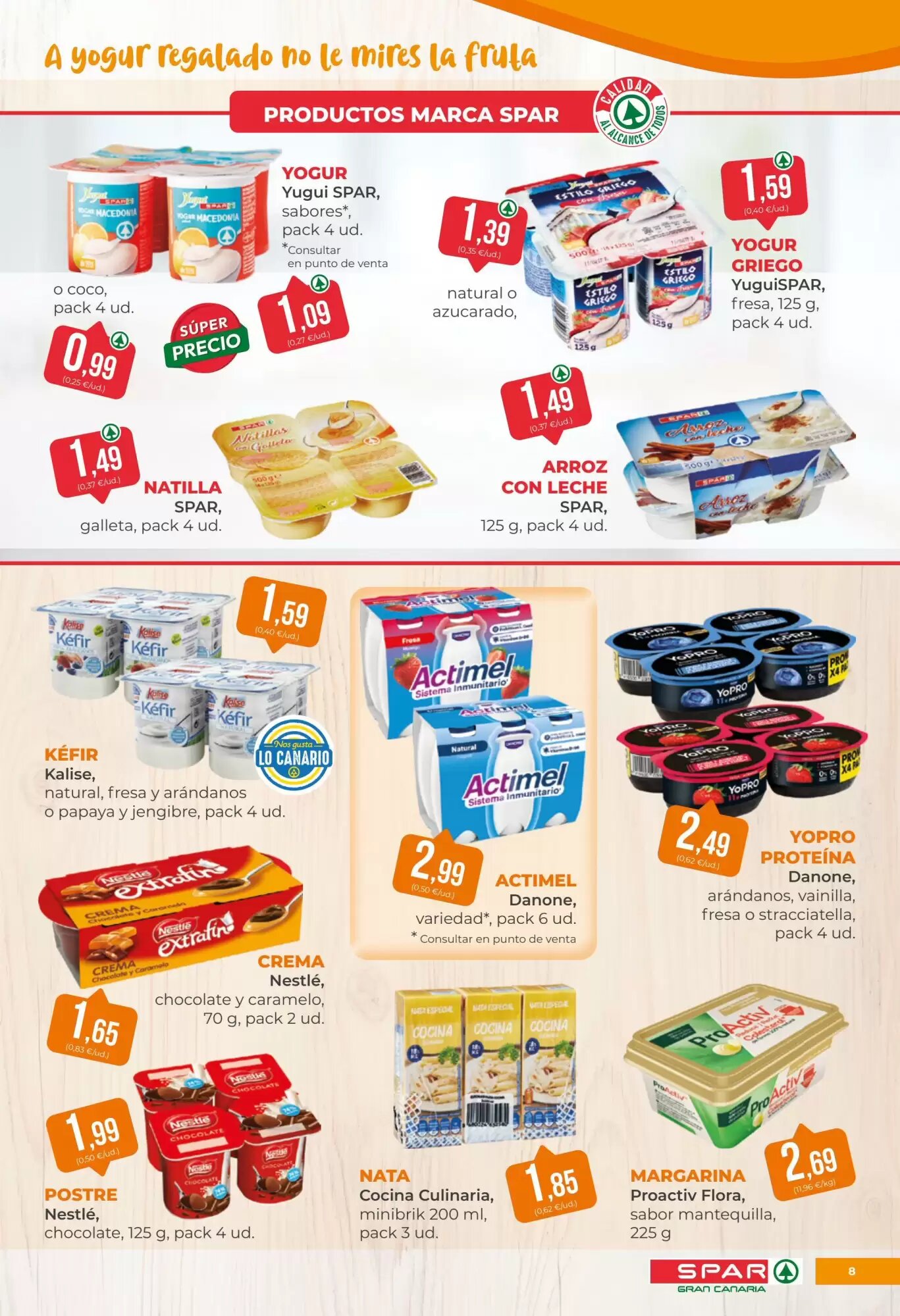 Folleto promocional de SPAR Gran Canaria válido desde el 18/09/2026 - Página 8.