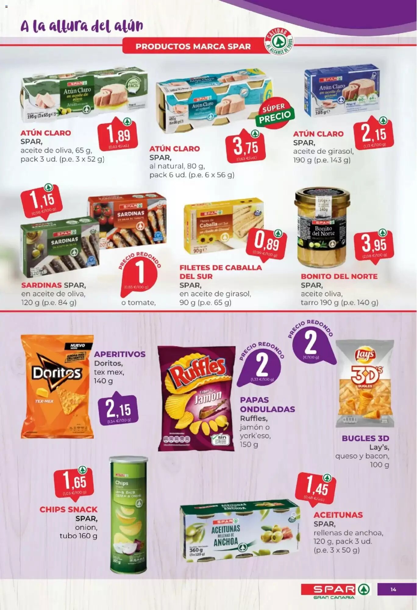 Folleto promocional de Spar válido desde el 18/09/2026 - Página 14.