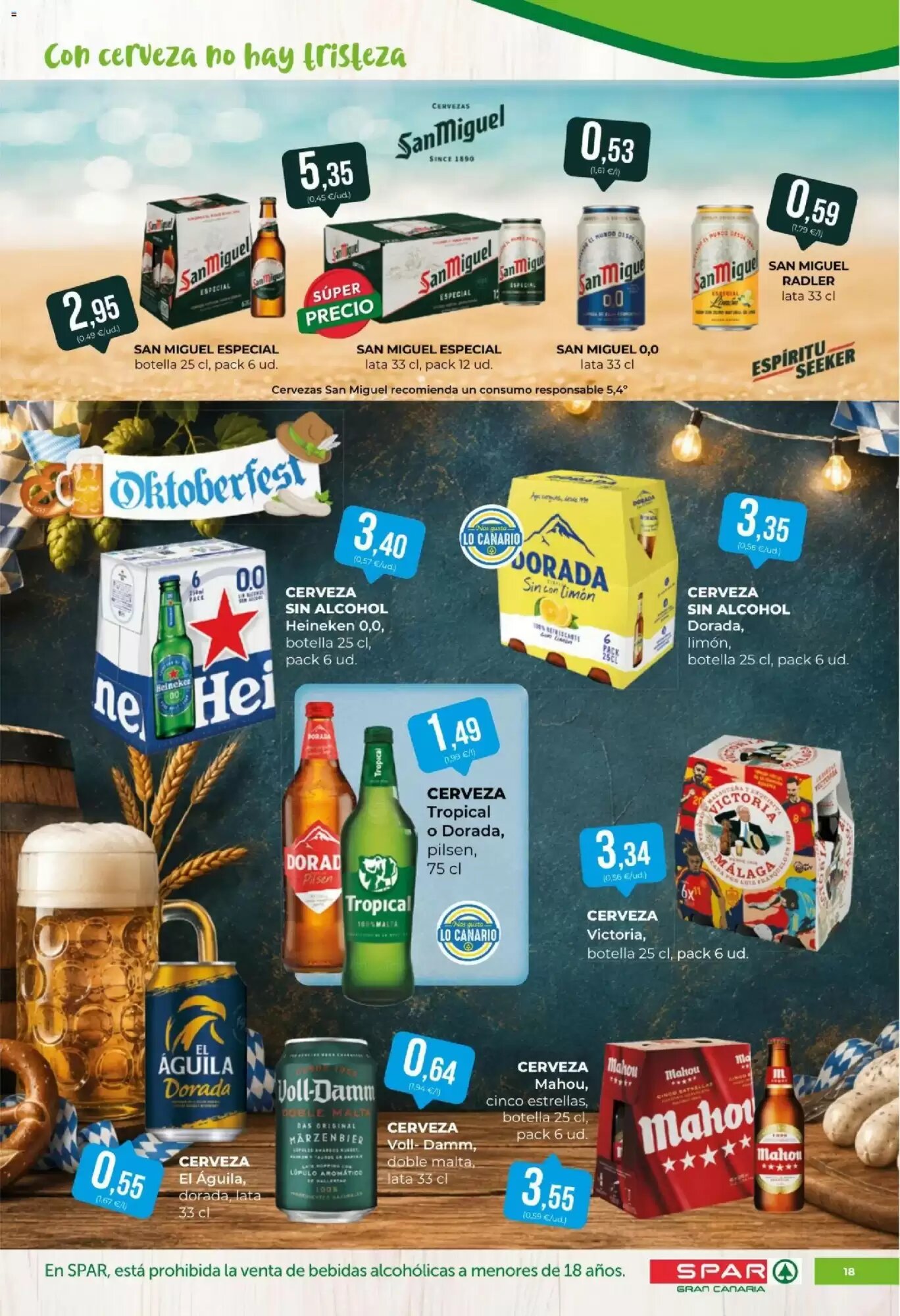 Folleto promocional de Spar válido desde el 18/09/2026 - Página 18.