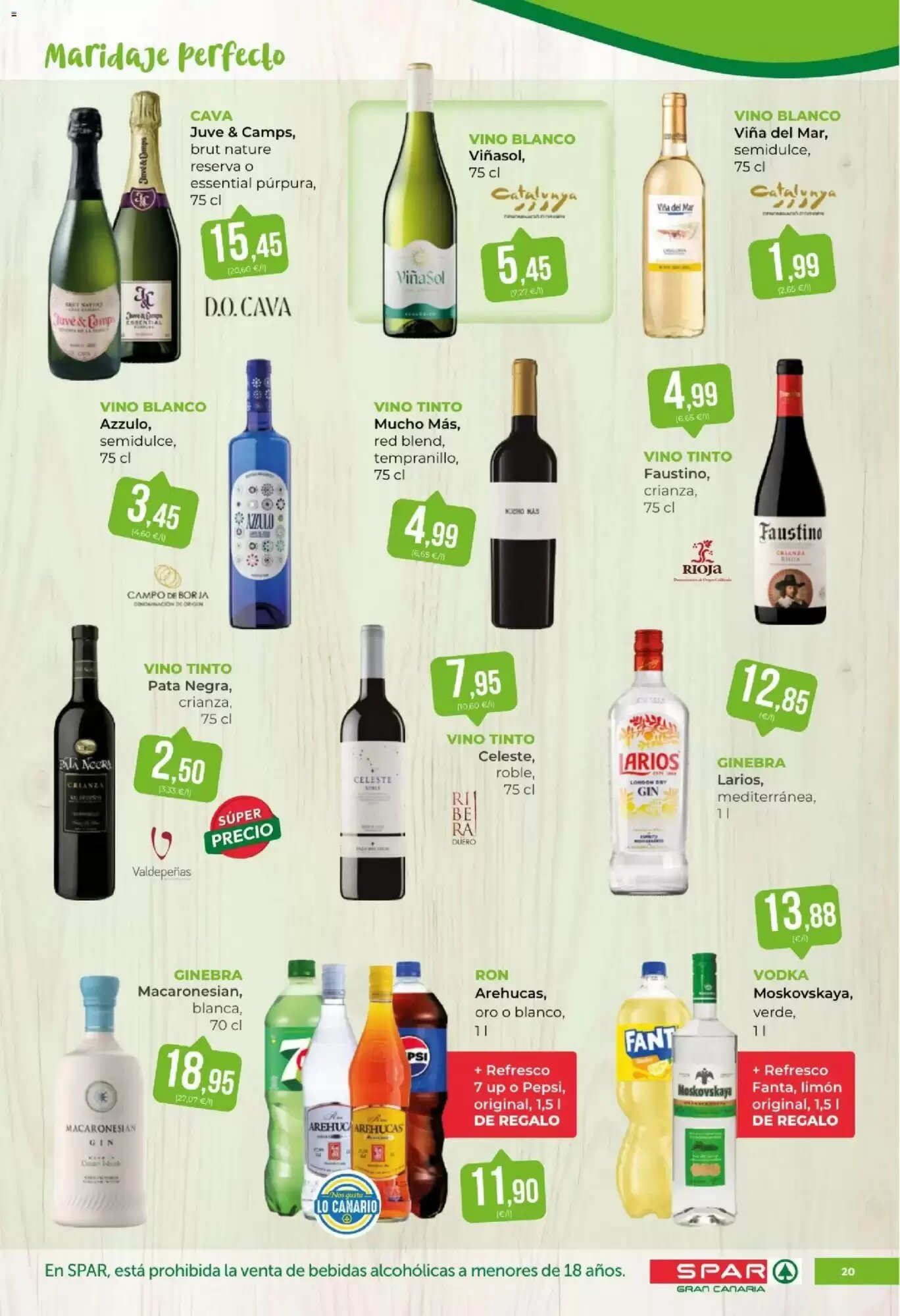Folleto promocional de Spar válido desde el 18/09/2026 - Página 20.