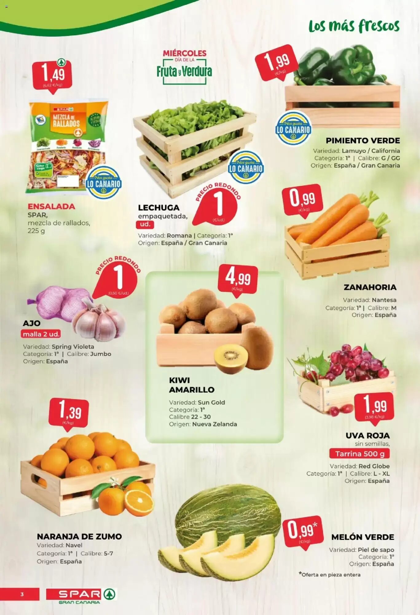 Folleto promocional de Spar válido desde el 18/09/2026 - Página 3.