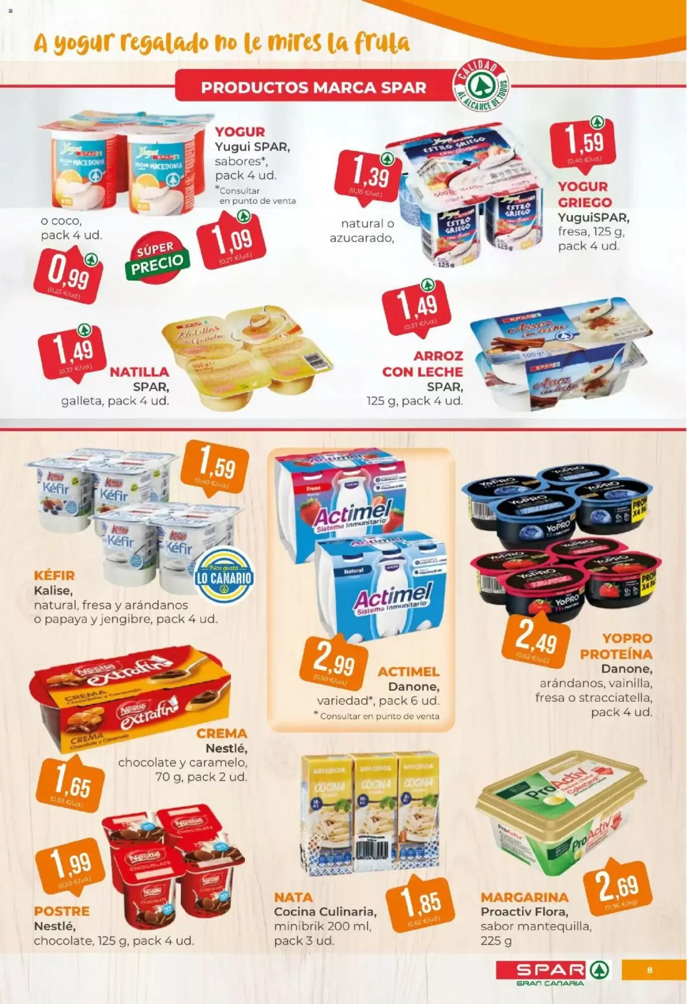 Folleto promocional de Spar válido desde el 18/09/2026 - Página 8.