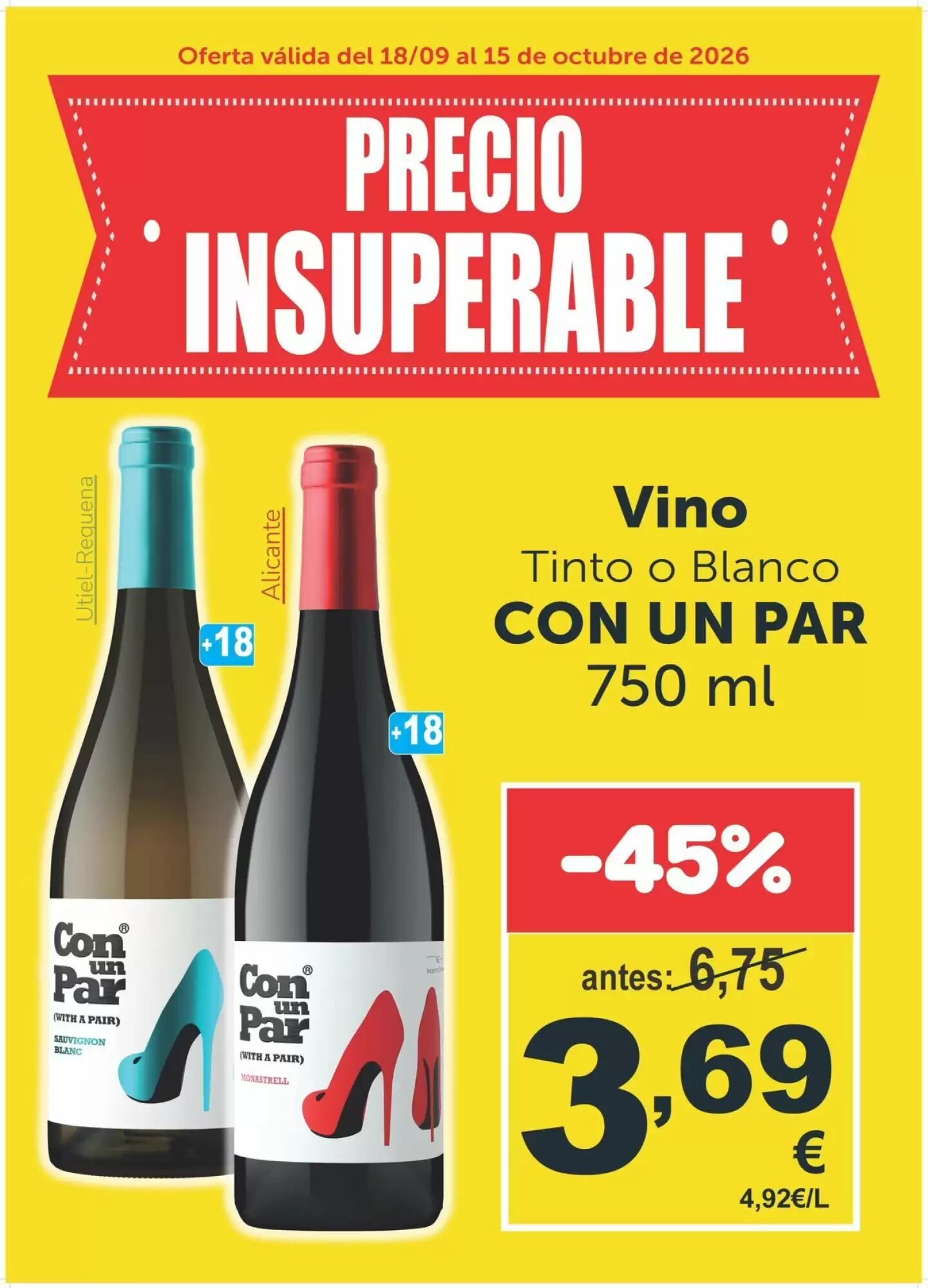 Folleto promocional de Masymas válido desde el 18/09/2026 - Página 1.