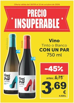 Folleto promocional de Masymas válido desde el 18/09/2026