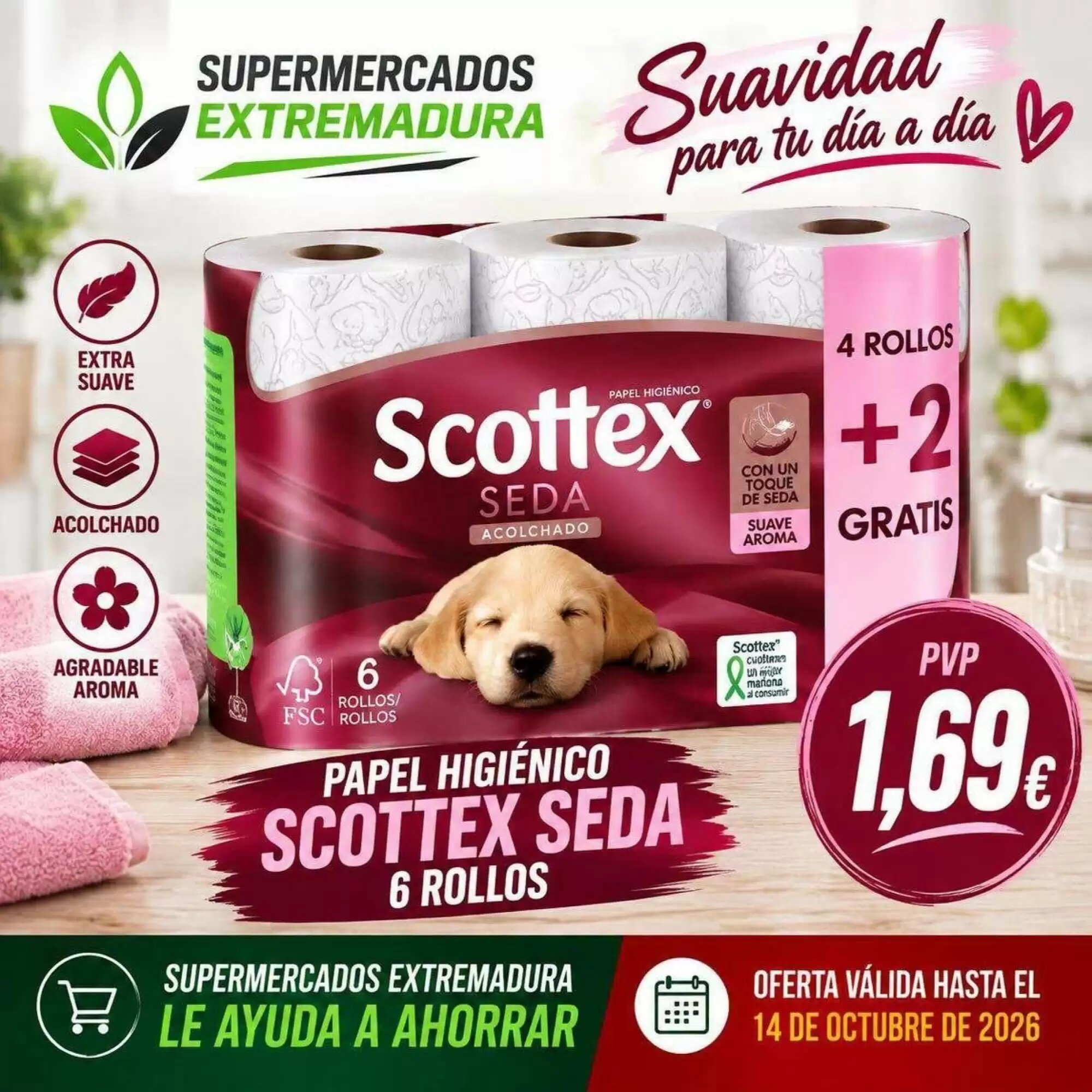 Folleto promocional de Supermercados Extremadura válido desde el 18/09/2026 - Página 1.