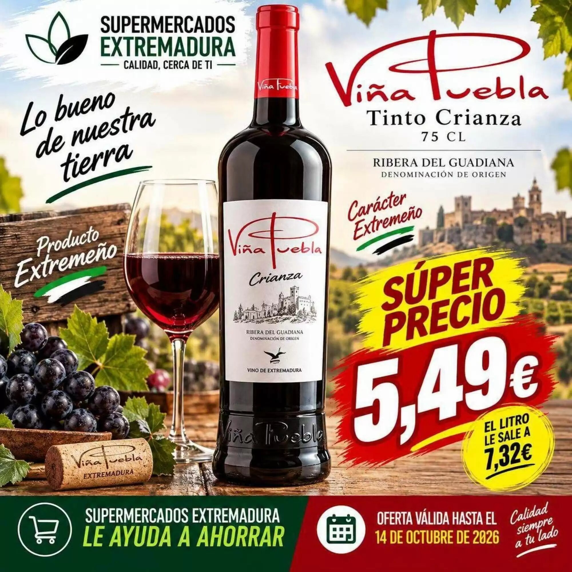 Folleto promocional de Supermercados Extremadura válido desde el 18/09/2026 - Página 6.