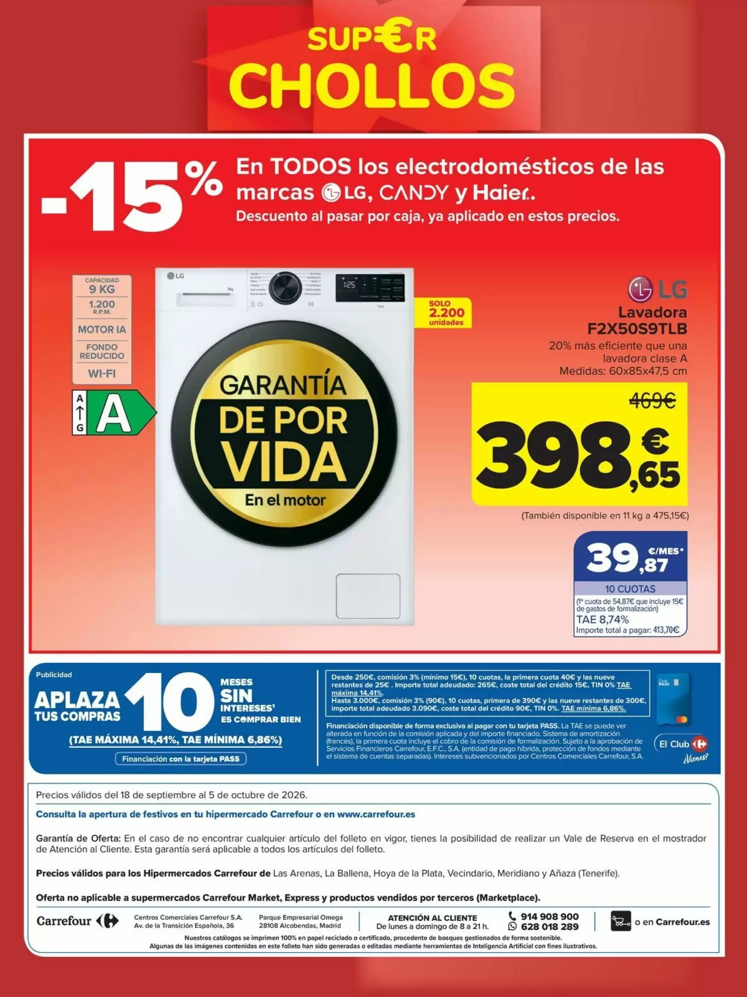 Folleto promocional de Carrefour válido desde el 18/09/2026 - Página 24.