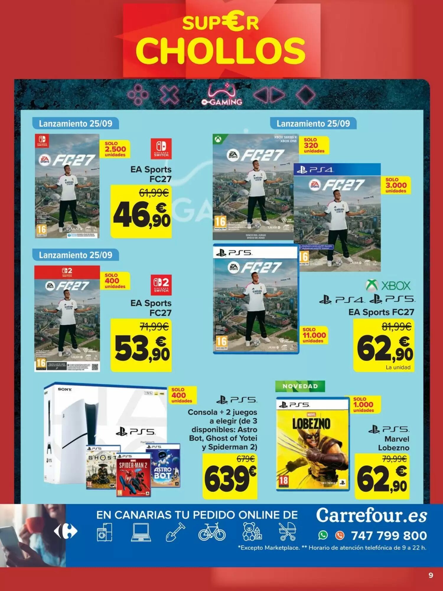 Folleto promocional de Carrefour válido desde el 18/09/2026 - Página 9.