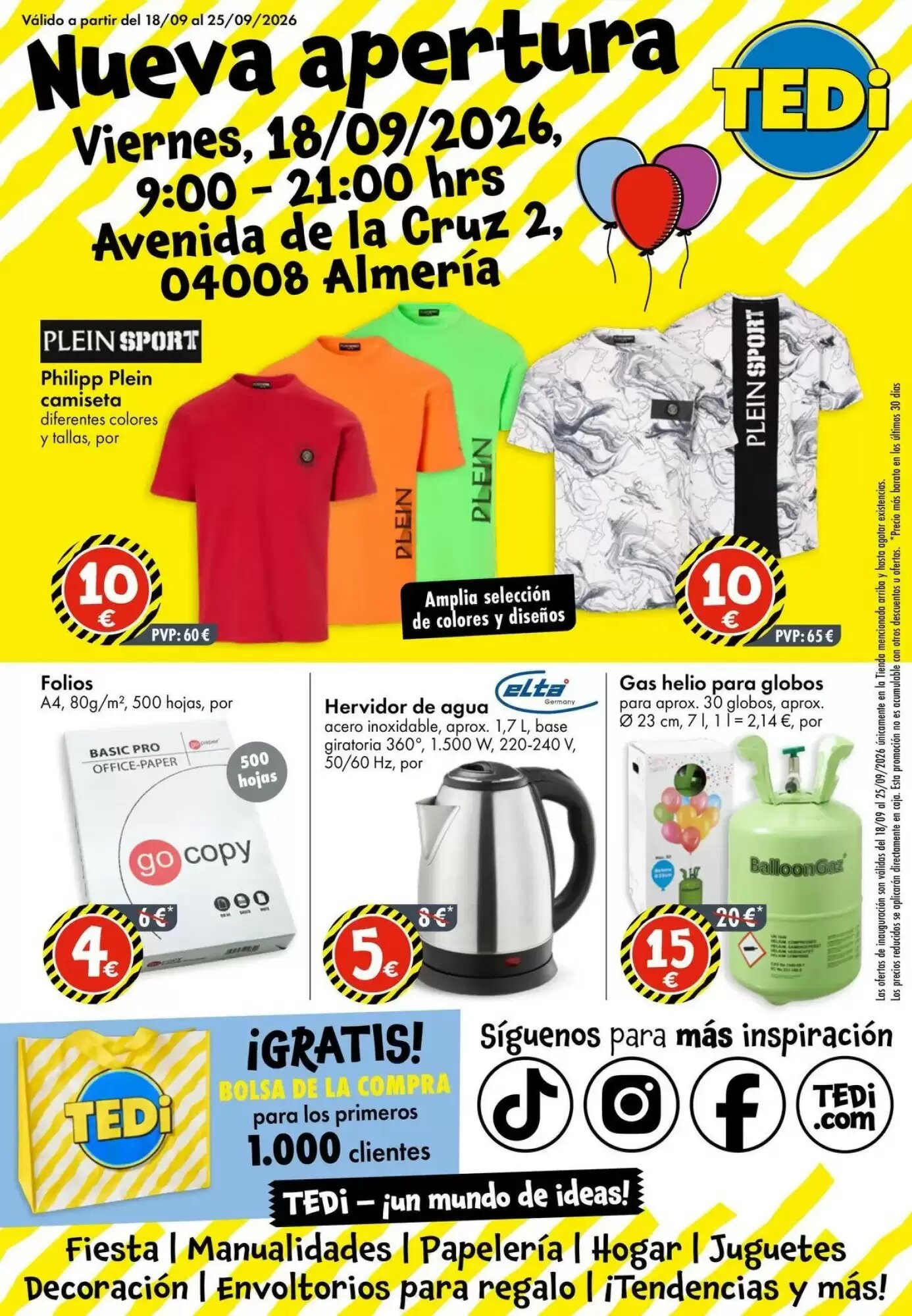 Folleto promocional de TEDi válido desde el 19/09/2026 - Página 1.