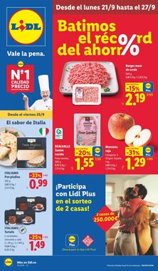 Folleto promocional de Lidl válido desde el 21/09/2026