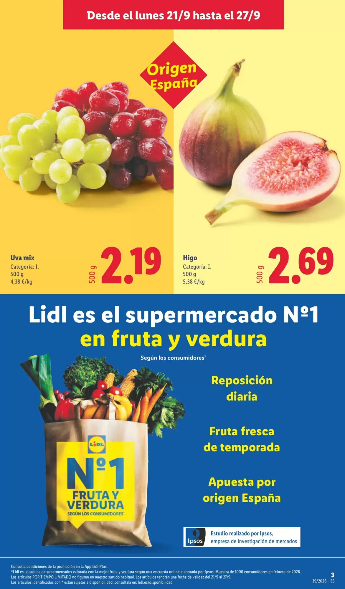 Folleto promocional de Lidl válido desde el 21/09/2026 - Página 3.
