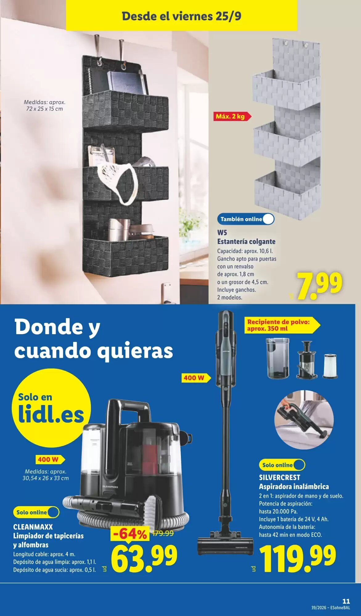 Folleto promocional de Lidl válido desde el 21/09/2026 - Página 15.