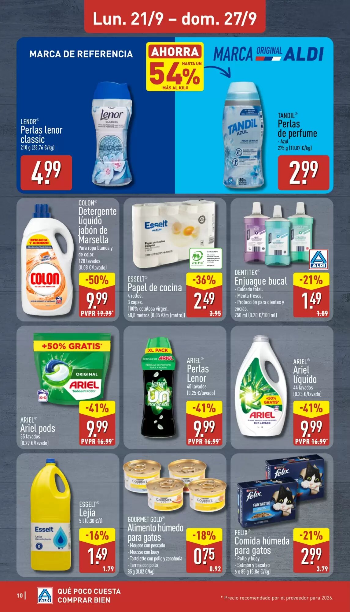 Folleto promocional de ALDI válido desde el 21/09/2026 - Página 10.