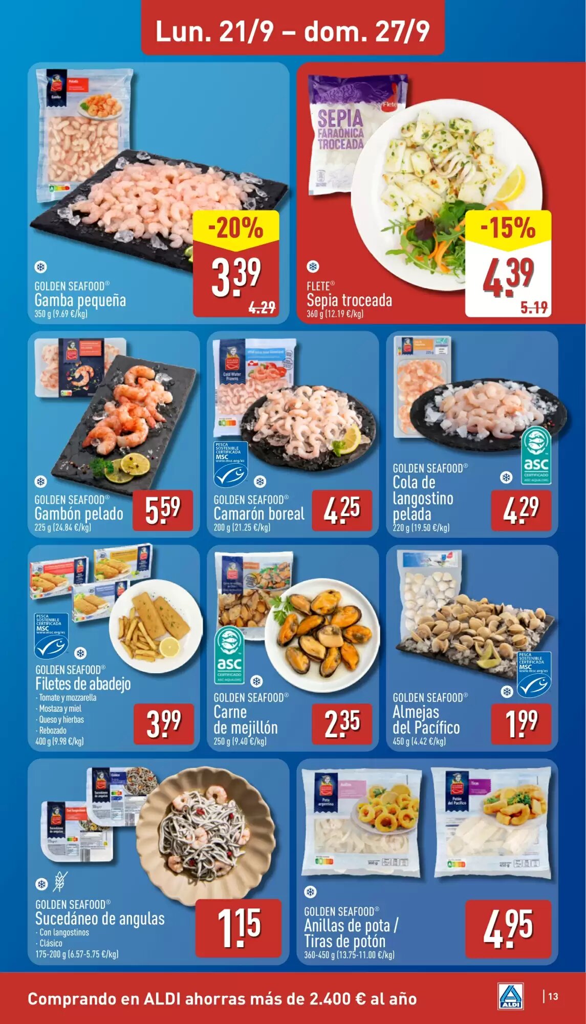 Folleto promocional de ALDI válido desde el 21/09/2026 - Página 13.