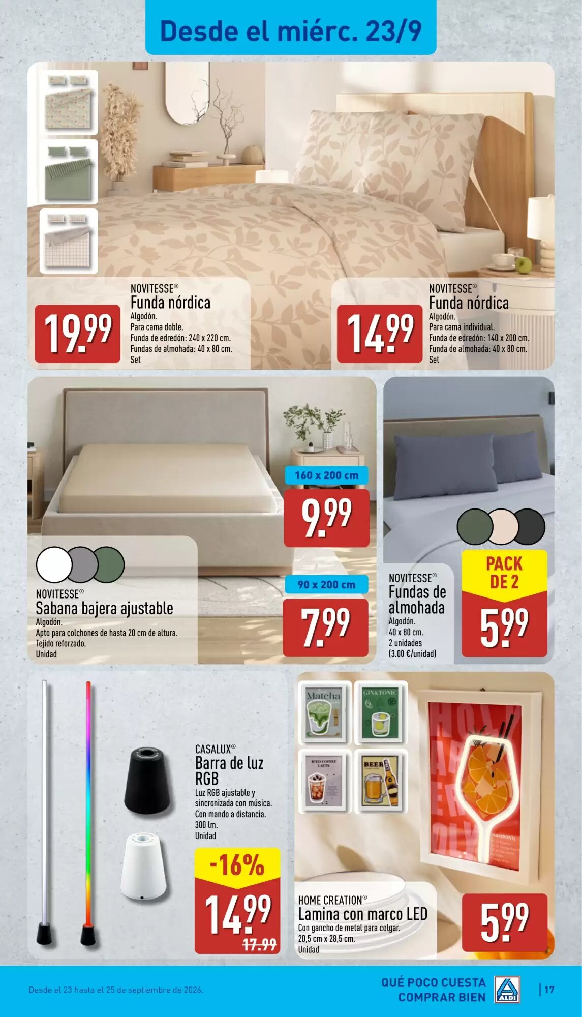 Folleto promocional de ALDI válido desde el 21/09/2026 - Página 17.