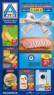 Folleto promocional de ALDI válido desde el 21/09/2026