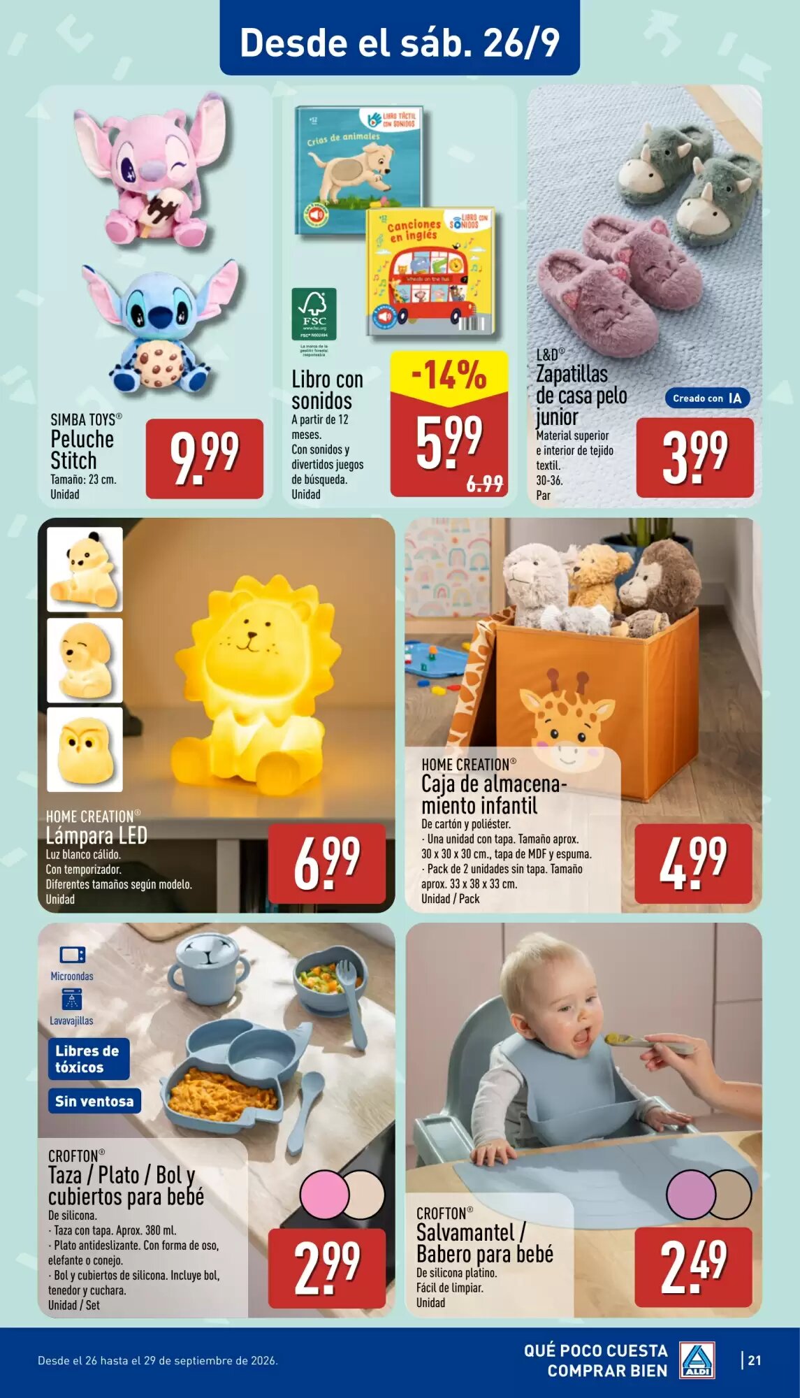 Folleto promocional de ALDI válido desde el 21/09/2026 - Página 21.