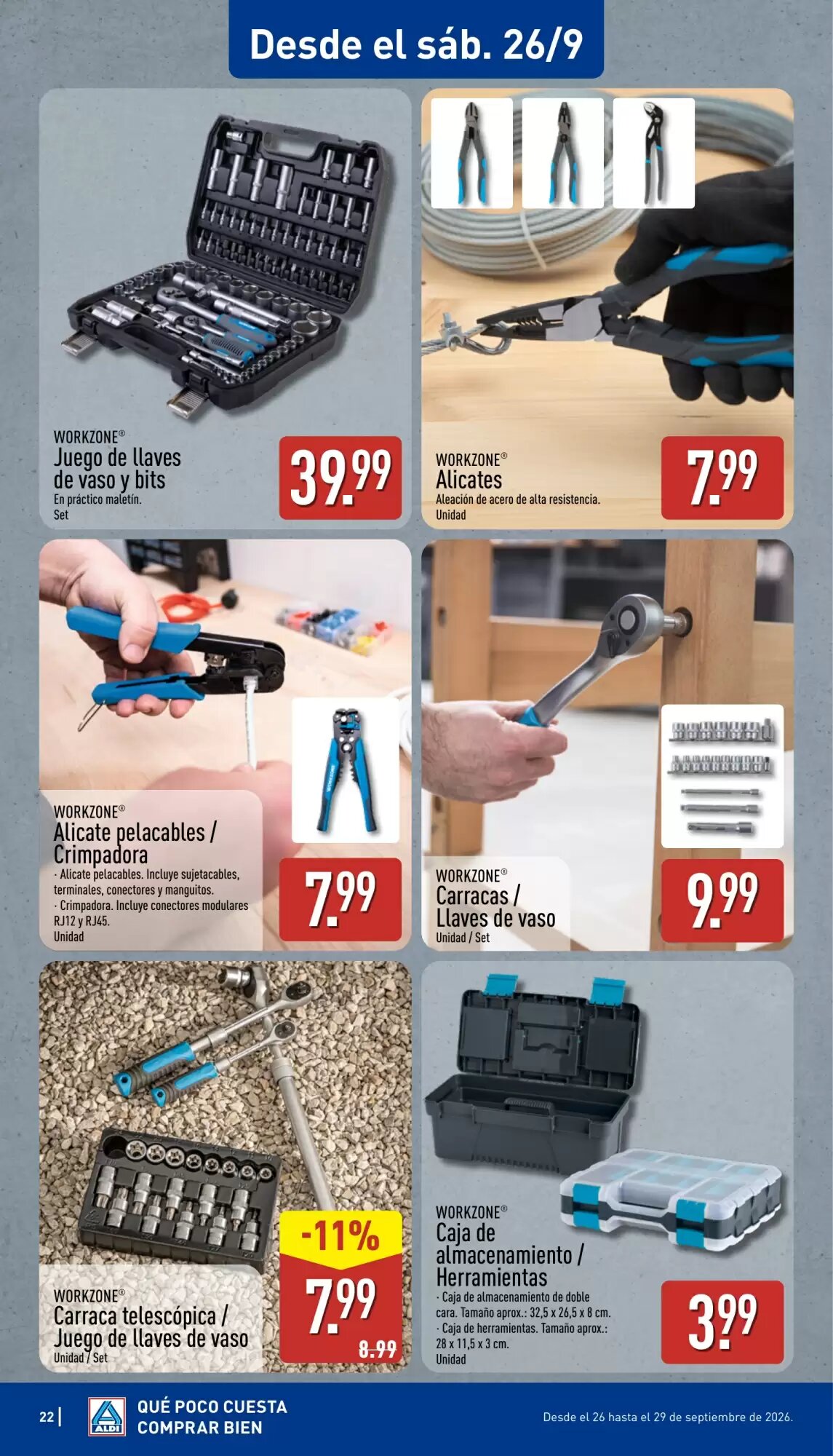 Folleto promocional de ALDI válido desde el 21/09/2026 - Página 22.