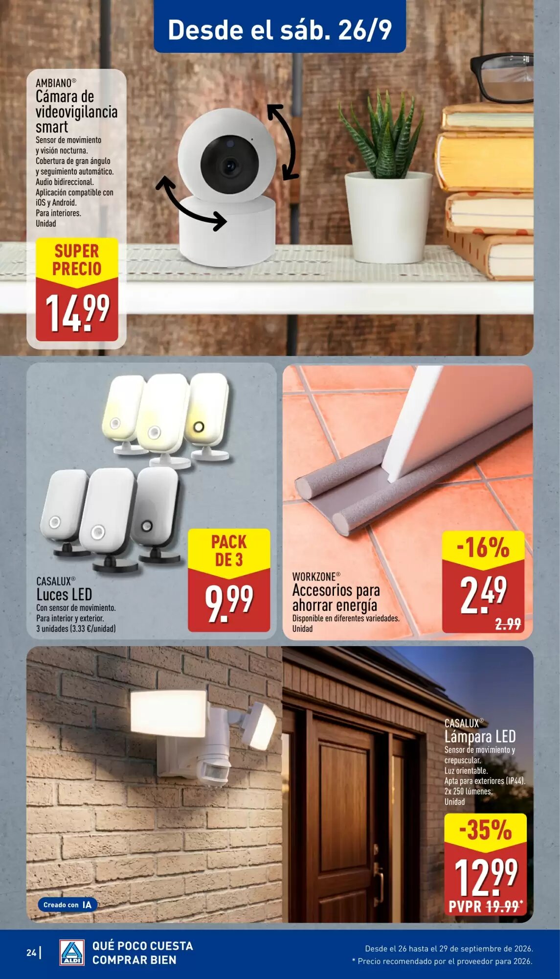 Folleto promocional de ALDI válido desde el 21/09/2026 - Página 24.
