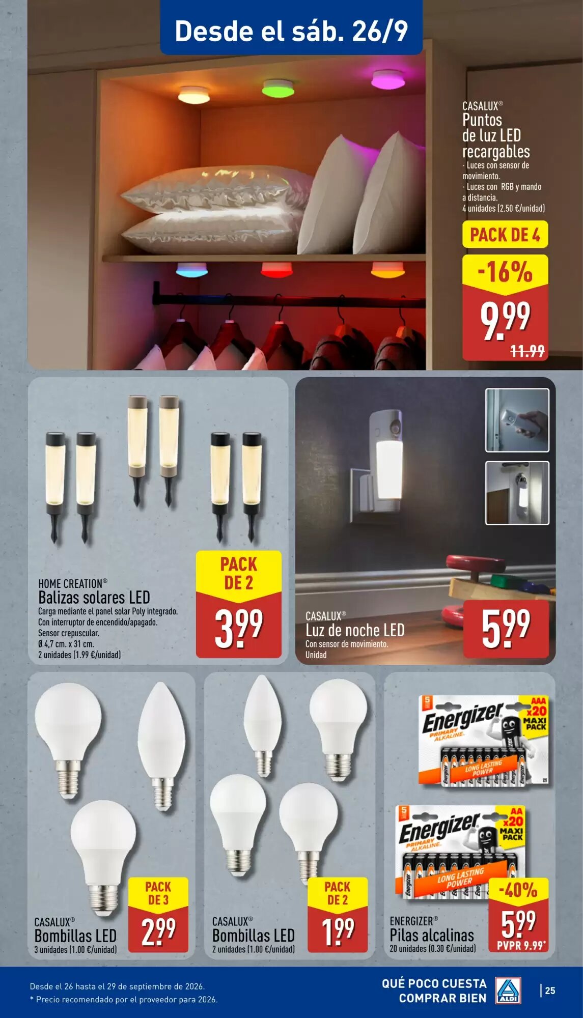 Folleto promocional de ALDI válido desde el 21/09/2026 - Página 25.