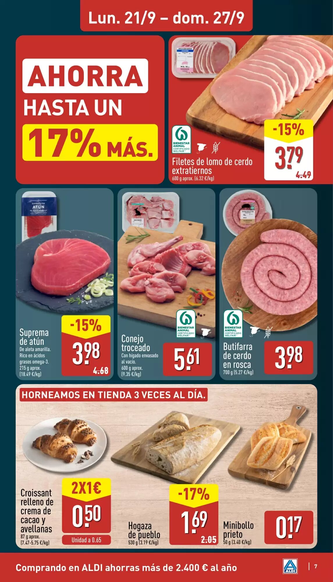 Folleto promocional de ALDI válido desde el 21/09/2026 - Página 7.