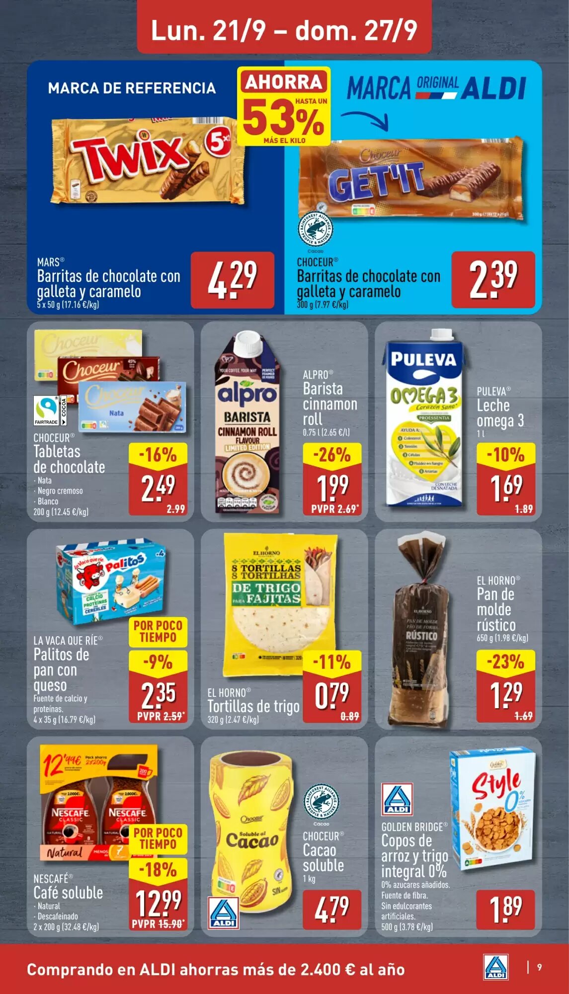 Folleto promocional de ALDI válido desde el 21/09/2026 - Página 9.