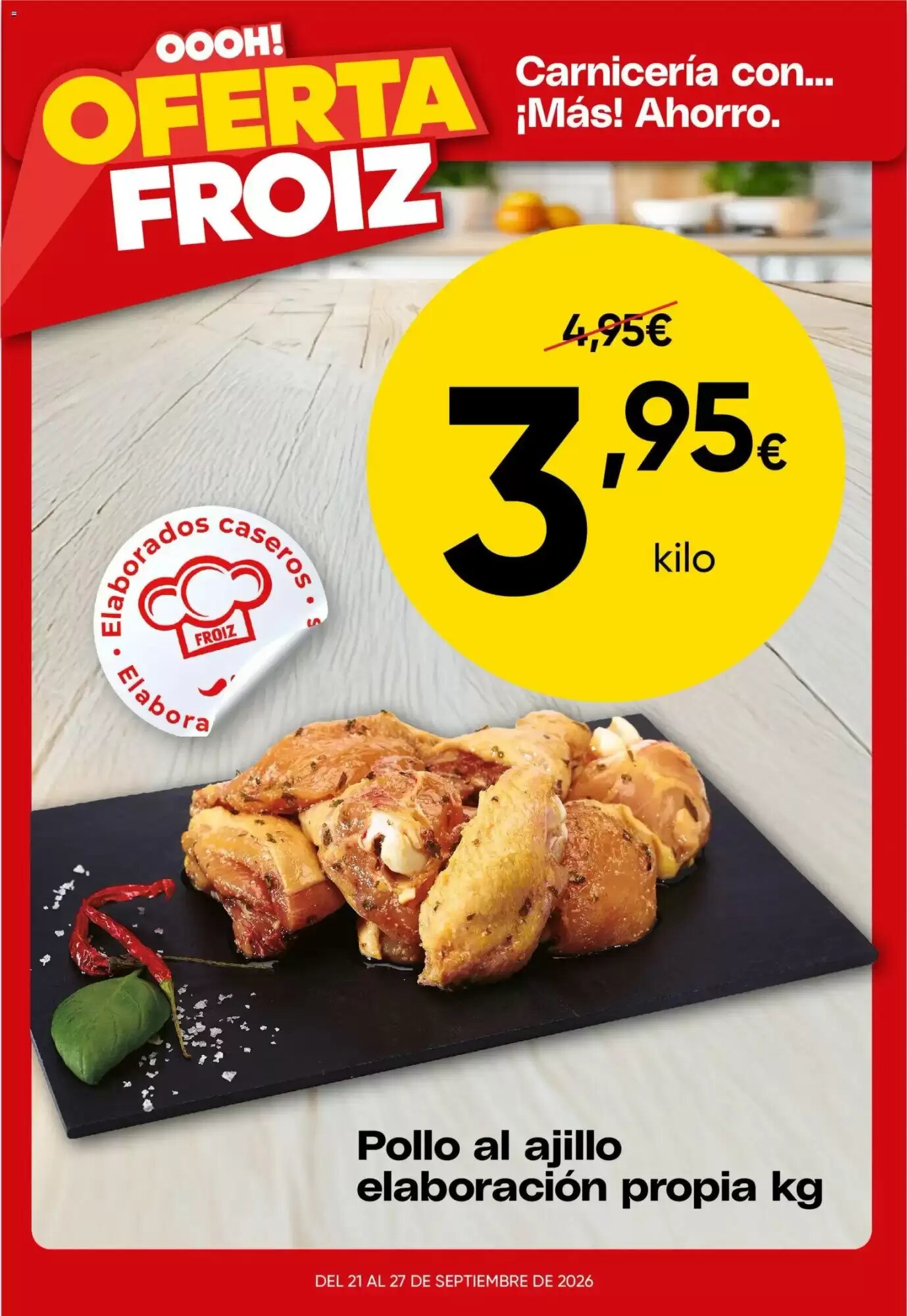 Folleto promocional de FROIZ válido desde el 21/09/2026 - Página 4.