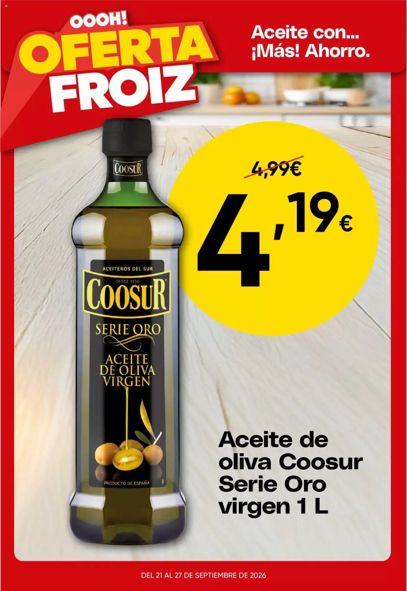 Folleto promocional de FROIZ válido desde el 21/09/2026 - Página 5.