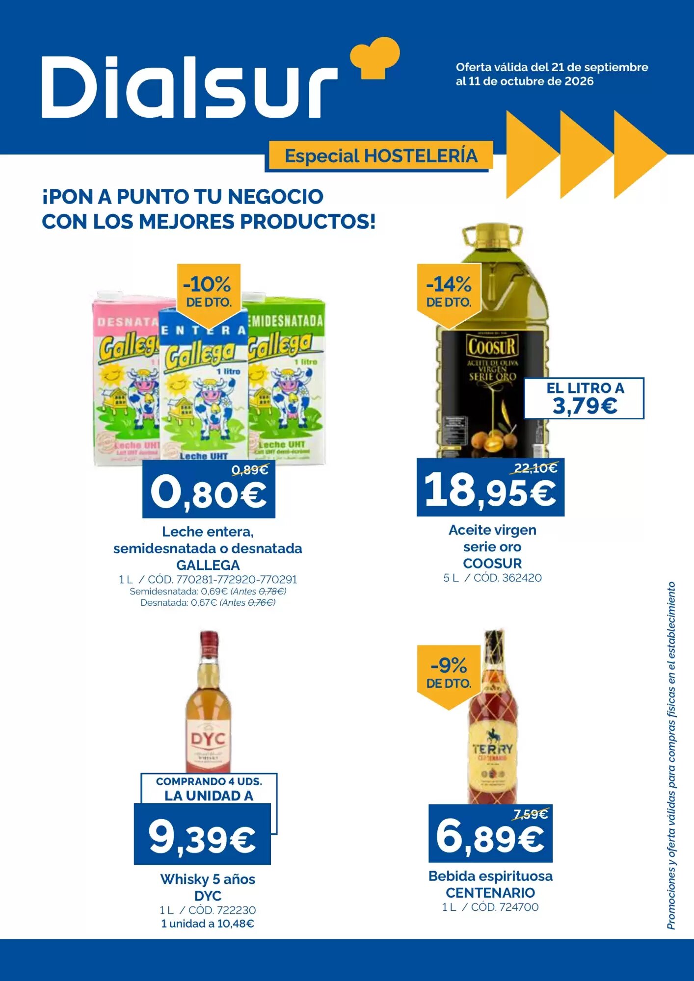 Folleto promocional de Dia válido desde el 21/09/2026 - Página 1.