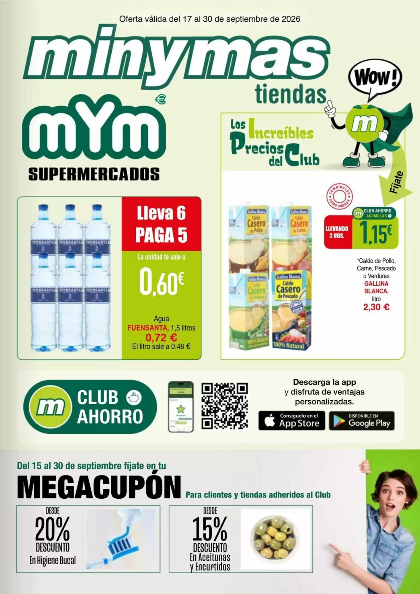 Folleto promocional de Masymas válido desde el 21/09/2026 - Página 1.
