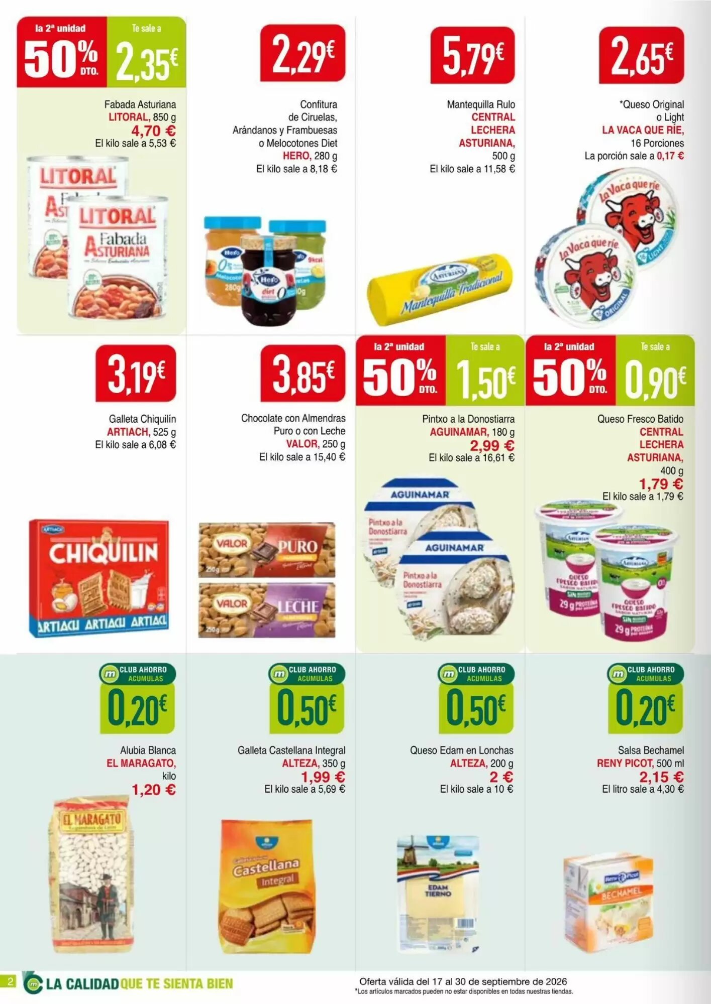 Folleto promocional de Masymas válido desde el 21/09/2026 - Página 2.