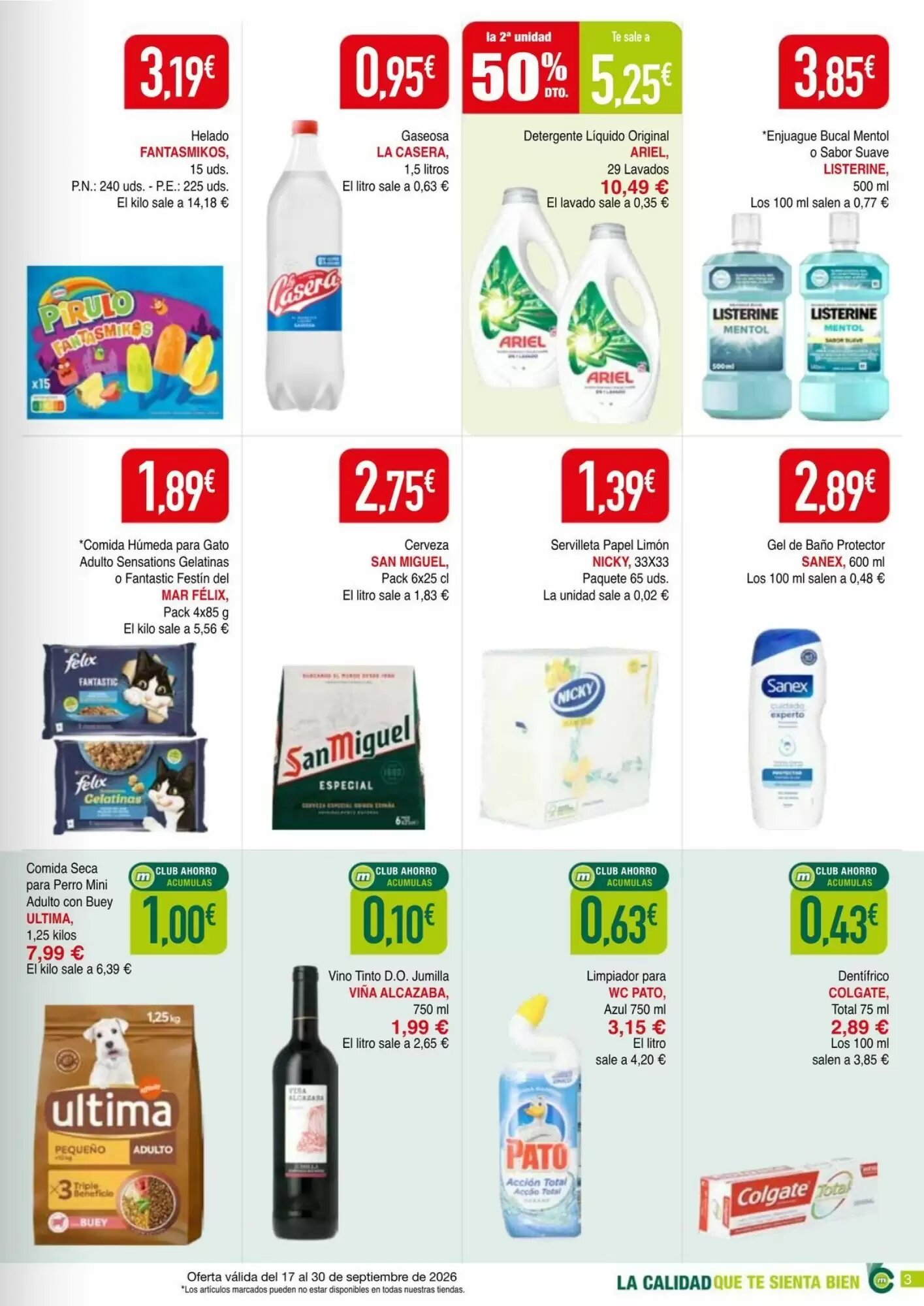 Folleto promocional de Masymas válido desde el 21/09/2026 - Página 3.