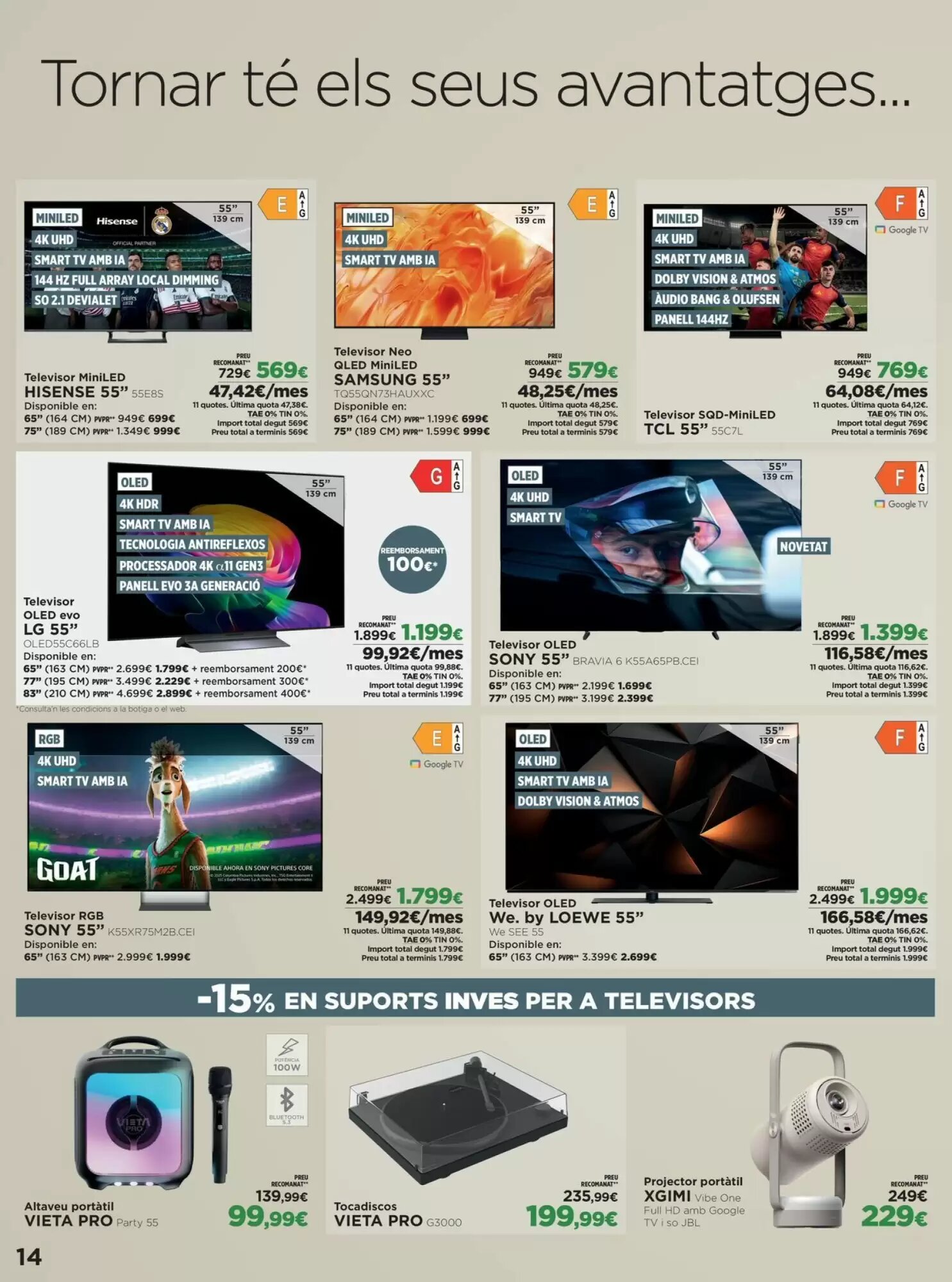 Folleto promocional de El Corte Inglés válido desde el 21/09/2026 - Página 14.
