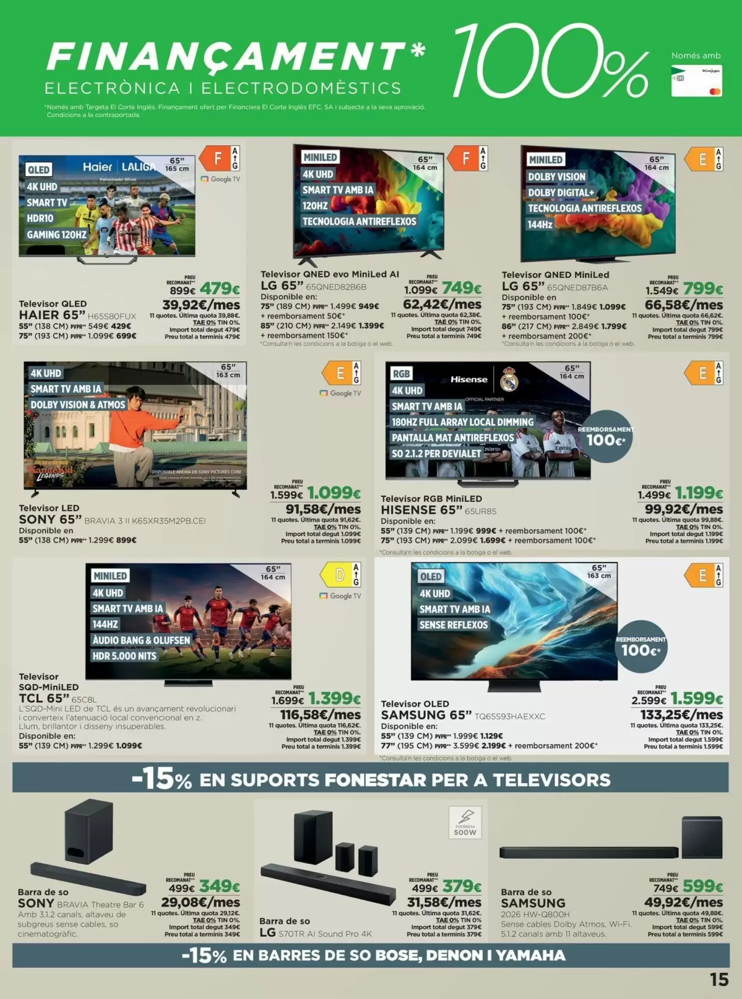 Folleto promocional de El Corte Inglés válido desde el 21/09/2026 - Página 15.