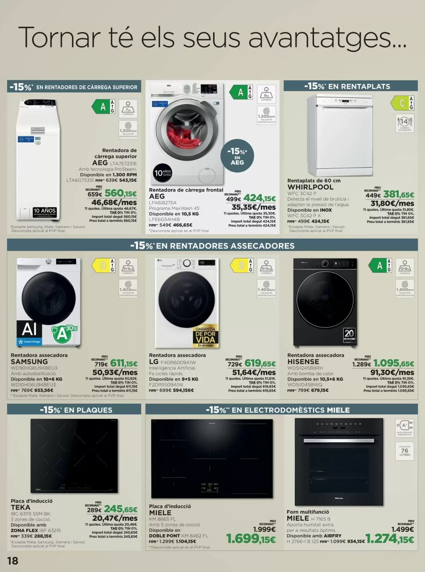 Folleto promocional de El Corte Inglés válido desde el 21/09/2026 - Página 18.