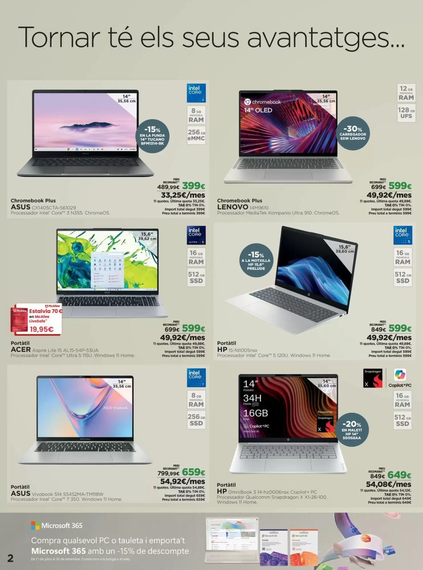 Folleto promocional de El Corte Inglés válido desde el 21/09/2026 - Página 2.
