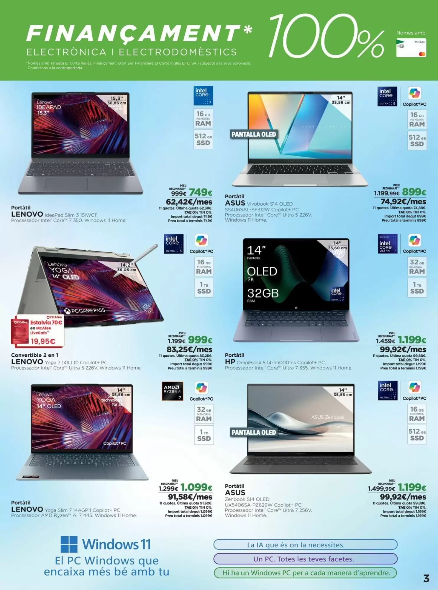 Folleto promocional de El Corte Inglés válido desde el 21/09/2026 - Página 3.