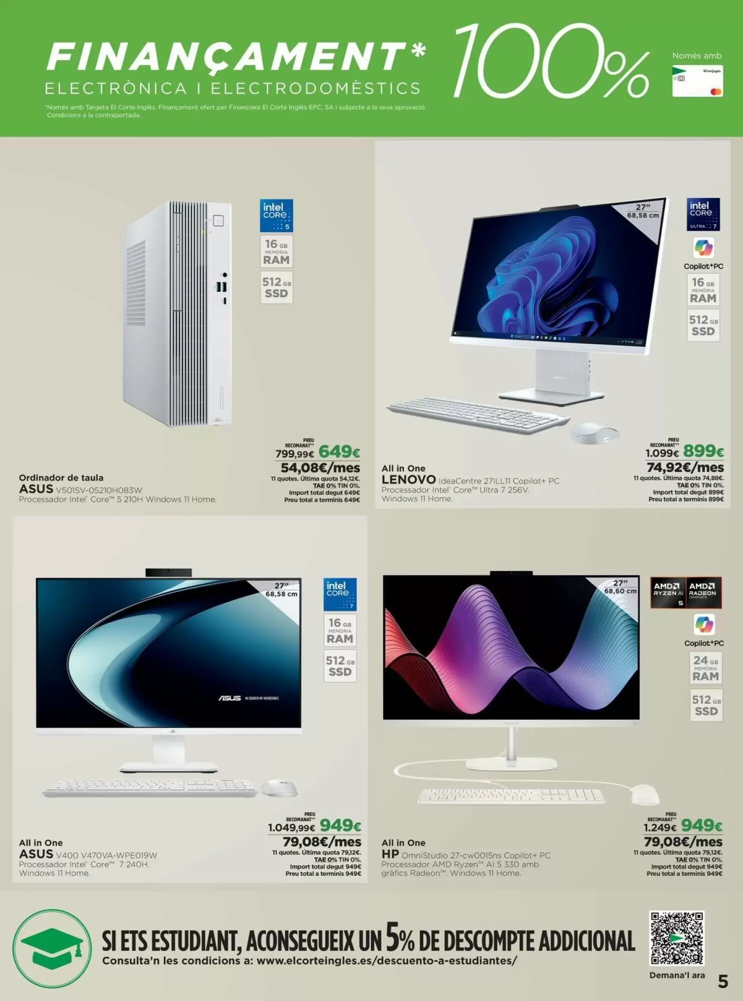 Folleto promocional de El Corte Inglés válido desde el 21/09/2026 - Página 5.