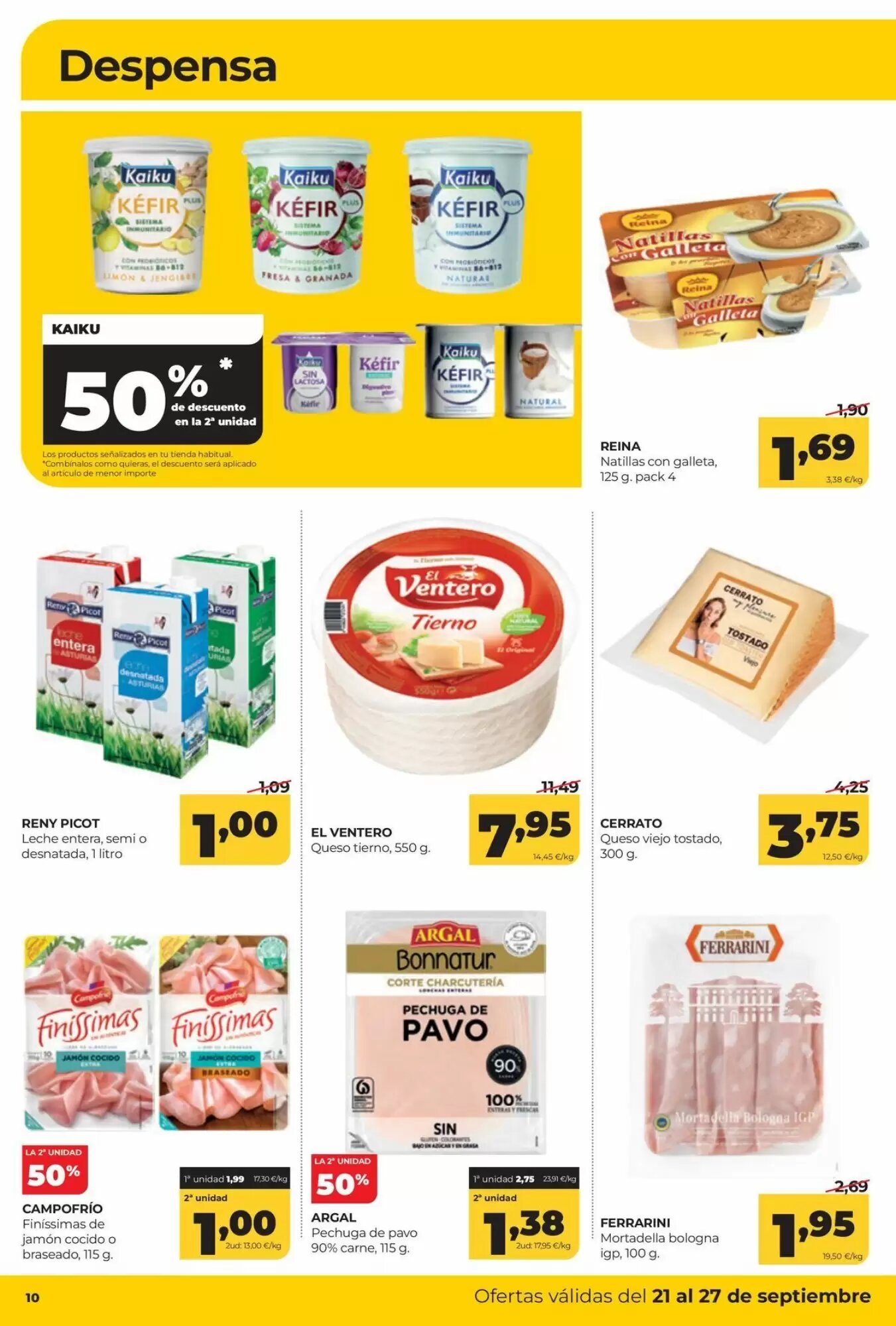 Folleto promocional de Alimerka válido desde el 21/09/2026 - Página 10.