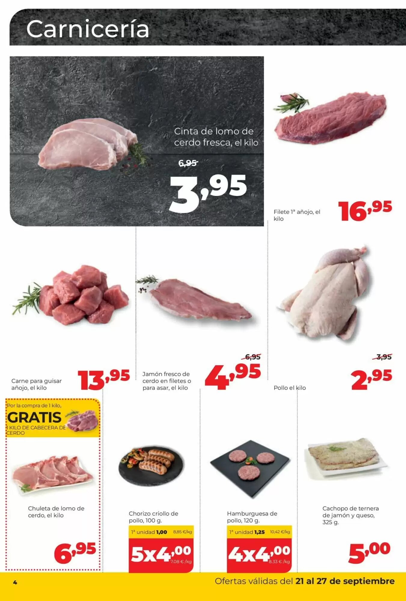 Folleto promocional de Alimerka válido desde el 21/09/2026 - Página 4.