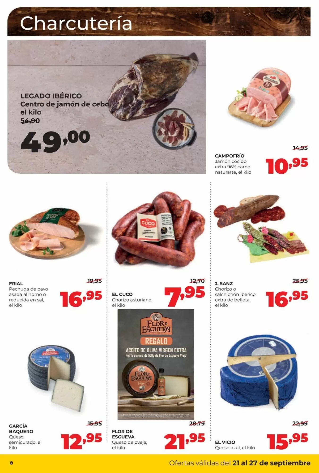 Folleto promocional de Alimerka válido desde el 21/09/2026 - Página 8.